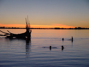 River Sunset - Camp Kedron